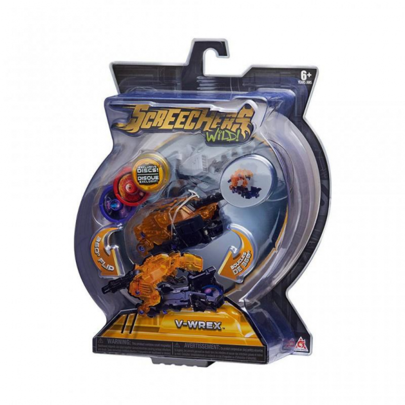 Auldey Screechers Wild-Level 2 Vehicle-V-Wrex