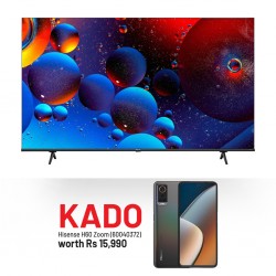 Hisense 55E7H 55” Qled Smart Tv & Free Hisense mobile H60 Zoom