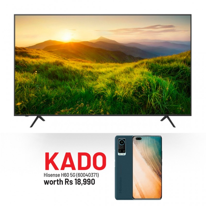 Hisense 75A6H 75'' 4K Smart TV & Free Hisense mobile H60 5G Hisense 75A6H 75'' 4K Smart TV & Free Hisense mobile H60 5G