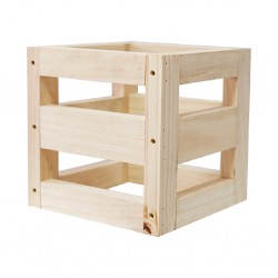 Flower Holder square box Pine Ref  FC251