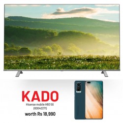 Toshiba 65C350LN 65" 4K smart LED TV & Free Hisense Smart Phone H60 5G