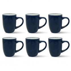 Navy Blue Mug 6 pcs Stoneware BT-CUC19