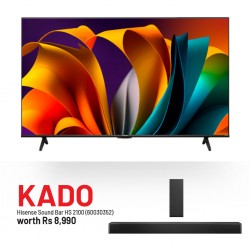Hisense 75A6N 75" 4K Smart Led TV & Free Hisense HS 2100 Sound bar