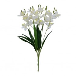 Artificial Flower White 58 cm CM246104
