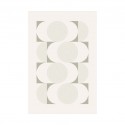 Printing Rug 160X230 cm White And Grey Mix