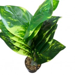Artificial Potted Plant Purple & Green 40 cm