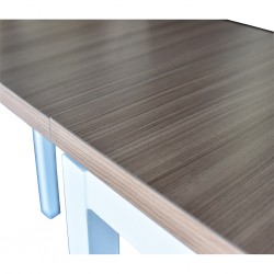 Astride L-Desk Melamine Modesty panel