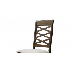 Nairobi Table and 8 chairs Rubberwood Merlot Color Fabric FUR-0595-2