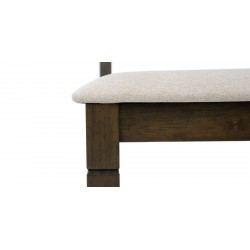 Nairobi Table and 8 chairs Rubberwood Merlot Color Fabric FUR-0595-2