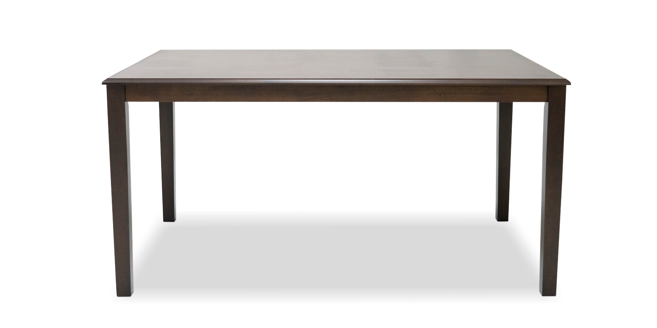 Ranger Table and 6 Chairs Rubberwood Dark Walnut Fabric G-R-Espresso