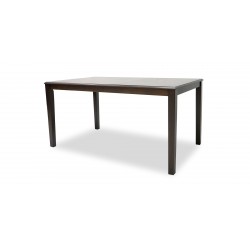Ranger Table and 6 Chairs Rubberwood Dark Walnut Fabric G-R-Espresso