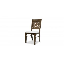 Lexington Table and 8 Chairs Antique Nyatuh Fabric FUR-0595-1