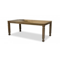 Lexington Table and 8 Chairs Antique Nyatuh Fabric FUR-0595-1