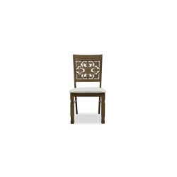 Lexington Table and 8 Chairs Antique Nyatuh Fabric FUR-0595-1