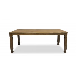 Lexington Table and 8 Chairs Antique Nyatuh Fabric FUR-0595-1