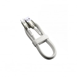 Baseus Glimmer Series Fast Charging 100w 1m White Data Cable USB To Type-C Cadh000402