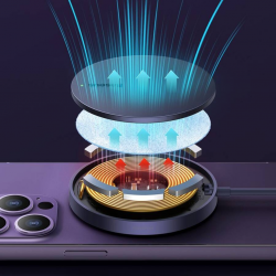 Baseus Mini3 Magnetic Wireless Charger 15w Purple Cc