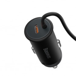 Baseus Cw01 Mag Wless Charging Car Mount 40w Black (Wireless Charging 15w+Tpye-C25w) C40141000111-00