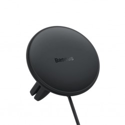 Baseus Cw01 Mag Wless Charging Car Mount 40w Black (Wireless Charging 15w+Tpye-C25w) C40141000111-00