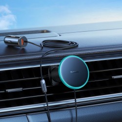 Baseus Cw01 Mag Wless Charging Car Mount 40w Black (Wireless Charging 15w+Tpye-C25w) C40141000111-00