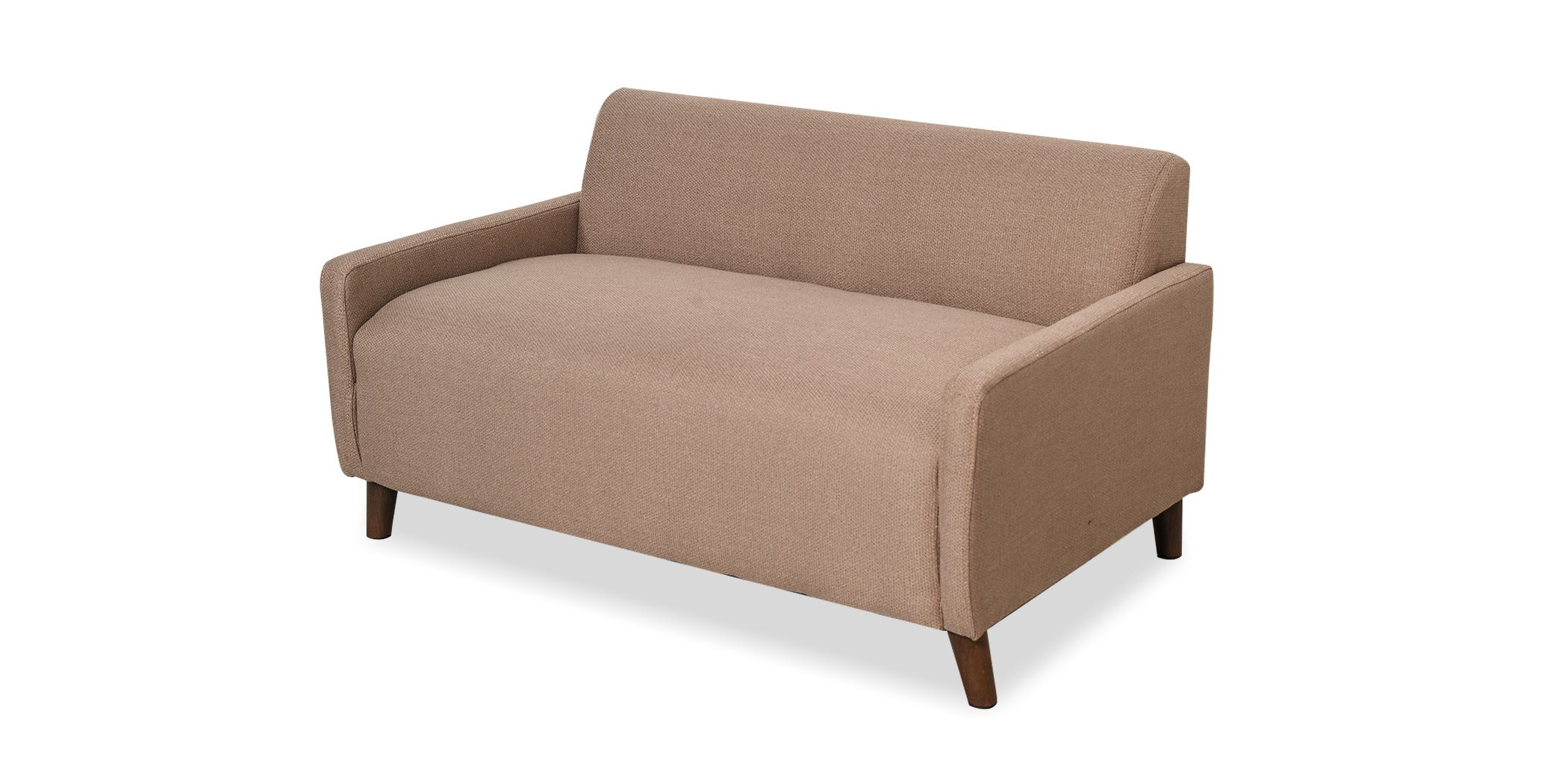 Asana Sofa 3+2+Armless Chair Brown Fabric