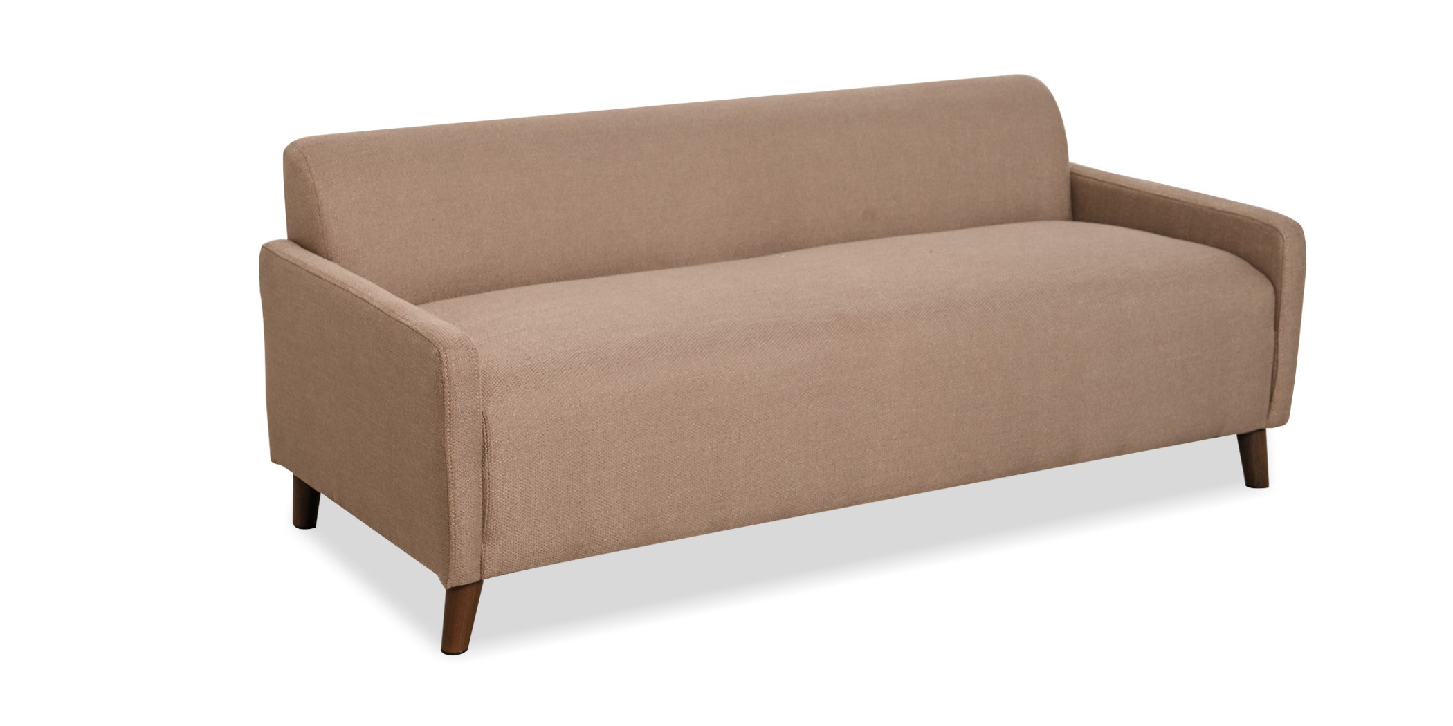 Asana Sofa 3+2+Armless Chair Brown Fabric