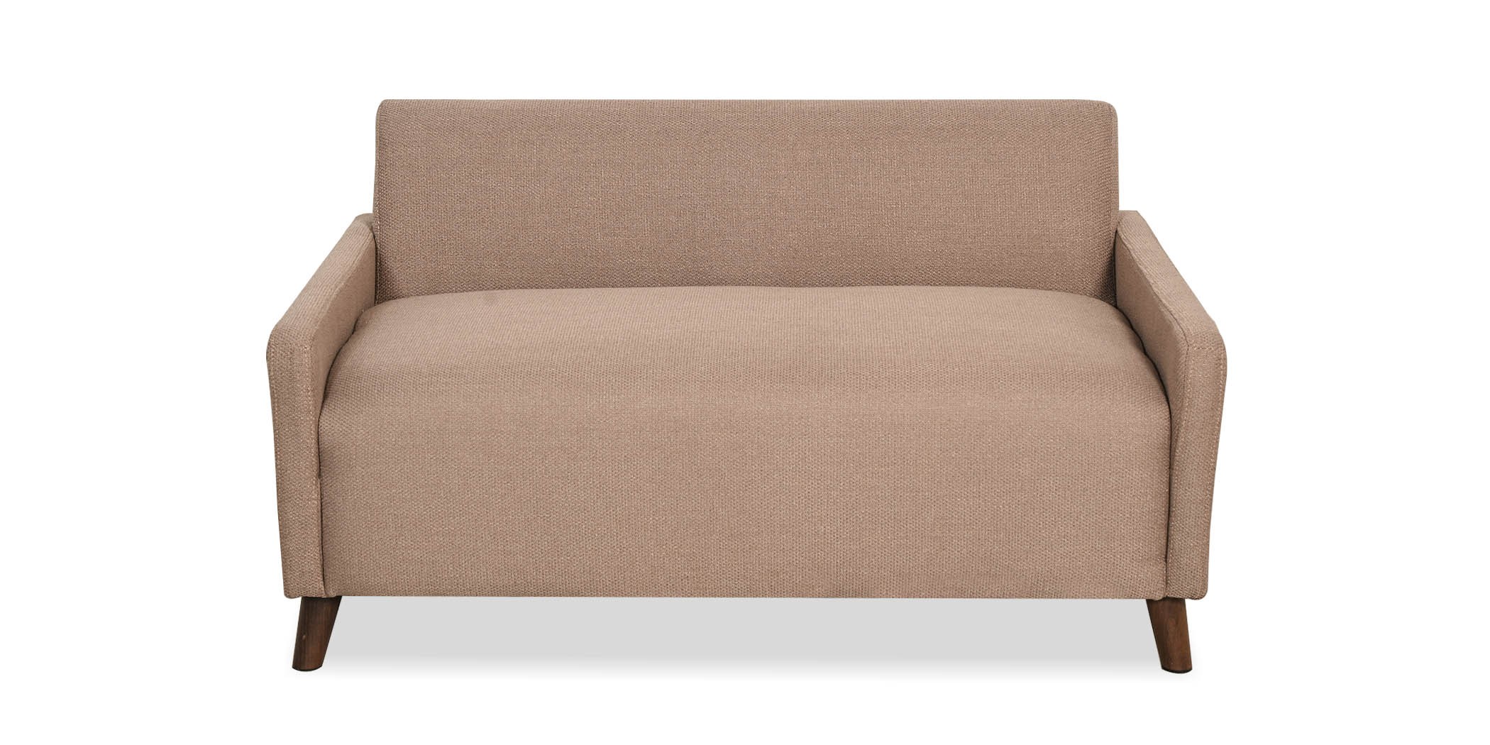 Asana Sofa 3+2+Armless Chair Brown Fabric