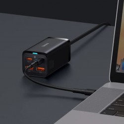 Baseus Gan3 Pro Desktop Fast Charger 100w Black 2U+2C Ccgp000101