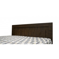 Colton Bed 150x190 cm MDF Brown Flame
