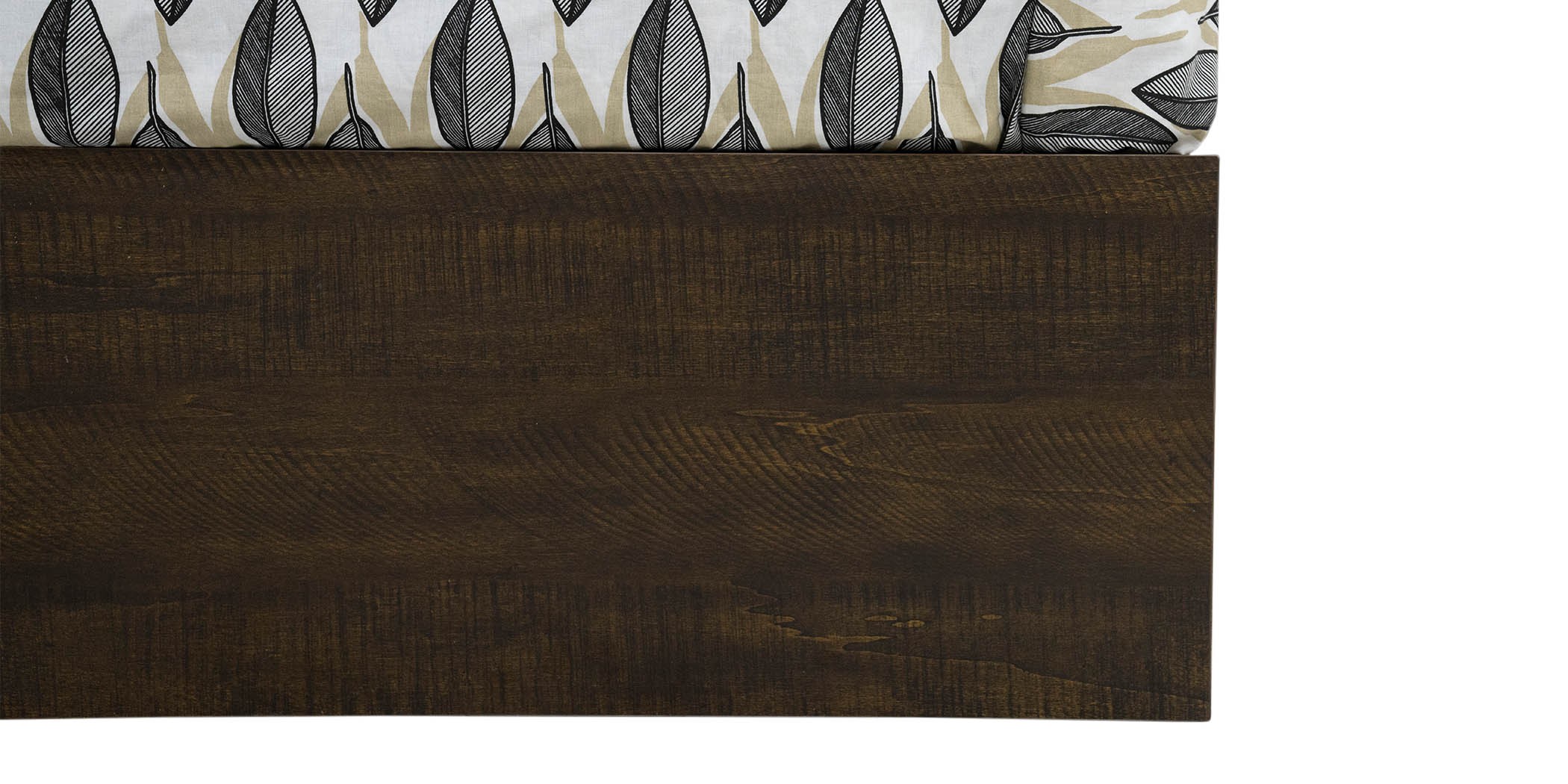 Colton Bed 150x190 cm MDF Brown Flame