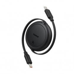 Baseus Free 2 Pull Mini 60w 1m Cluster Black Charging Cable Usb-C To Usb-C P10364500111-01