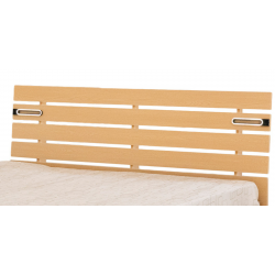 Sunrise Bed 180x200 cm With Led Lights  Light Oak And Coconut White In MDF/Particle Board