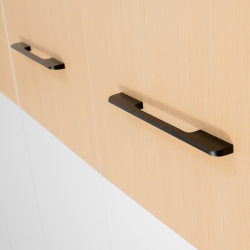 Sunrise Wardrobe 6 Doors Light Oak & Coconut White In MDF/PB