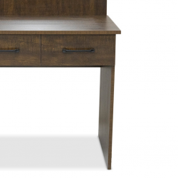 Colton Dressing Table MDF Brown Flame