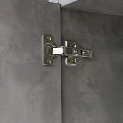 Montale Wardrobe 5 Doors & 2 Flap Doors Dark Ash Glossy And light Ash Matt With Mirror