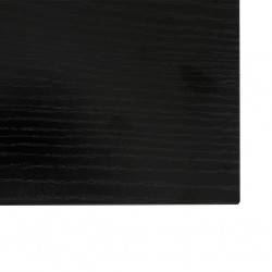 Aza Office Desk Black Metal Legs