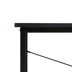 Aza Office Desk Black Metal Legs