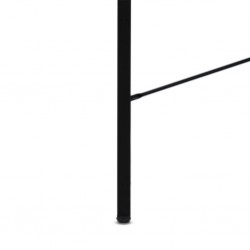 Aza Office Desk Black Metal Legs
