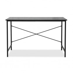 Aza Office Desk Black Metal Legs