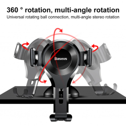 Baseus Osculum Type Gravity Car Mount Black Suyl-Xp01