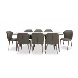 Aachen Table and 8 Chairs