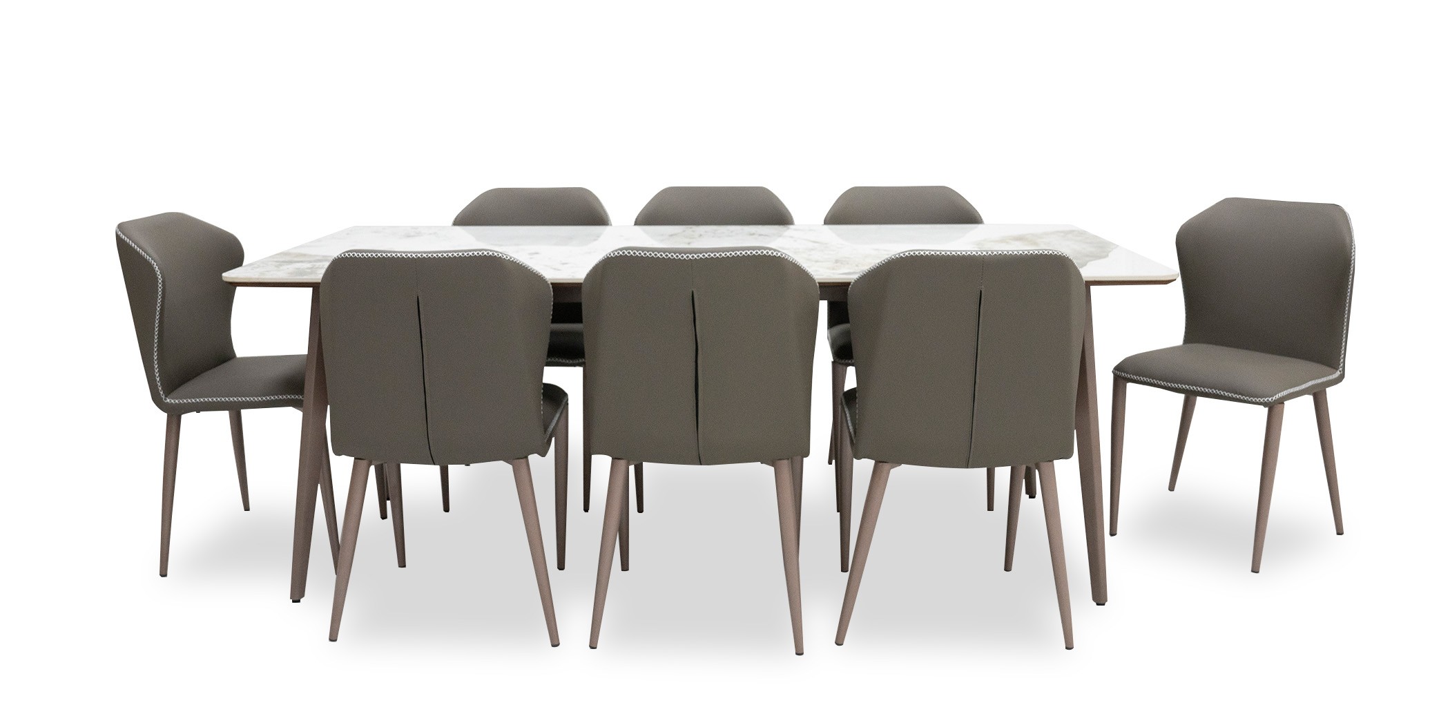 Aachen Table and 8 Chairs