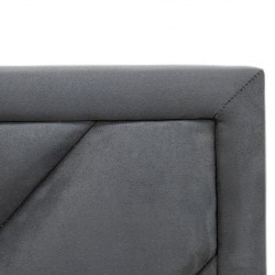 Sydney Bed 180x200 cm Velvet Grey