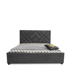 Sydney Bed 180x200 cm Velvet Grey