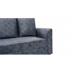 Rome Sofa 3+2 in Dark Grey Col Fabric