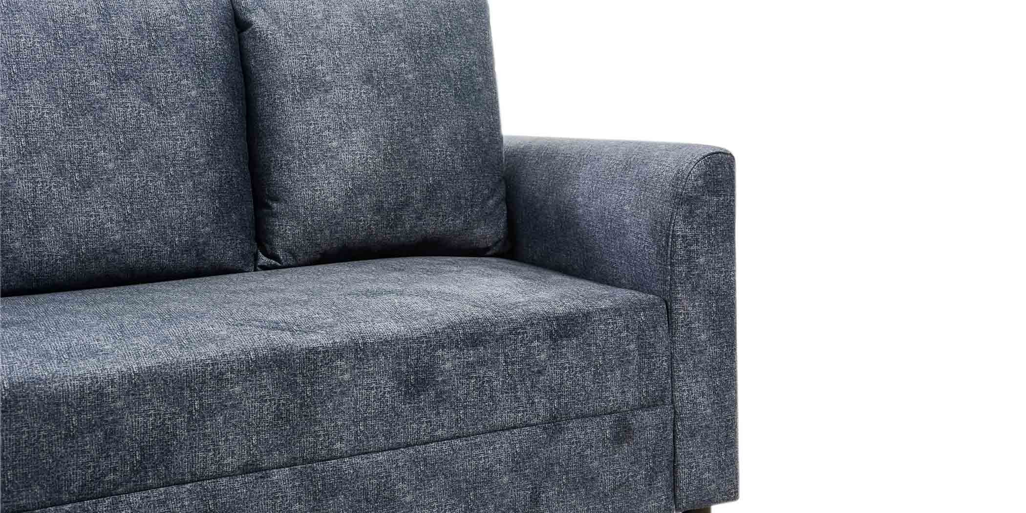 Rome Sofa 3+2 in Dark Grey Col Fabric