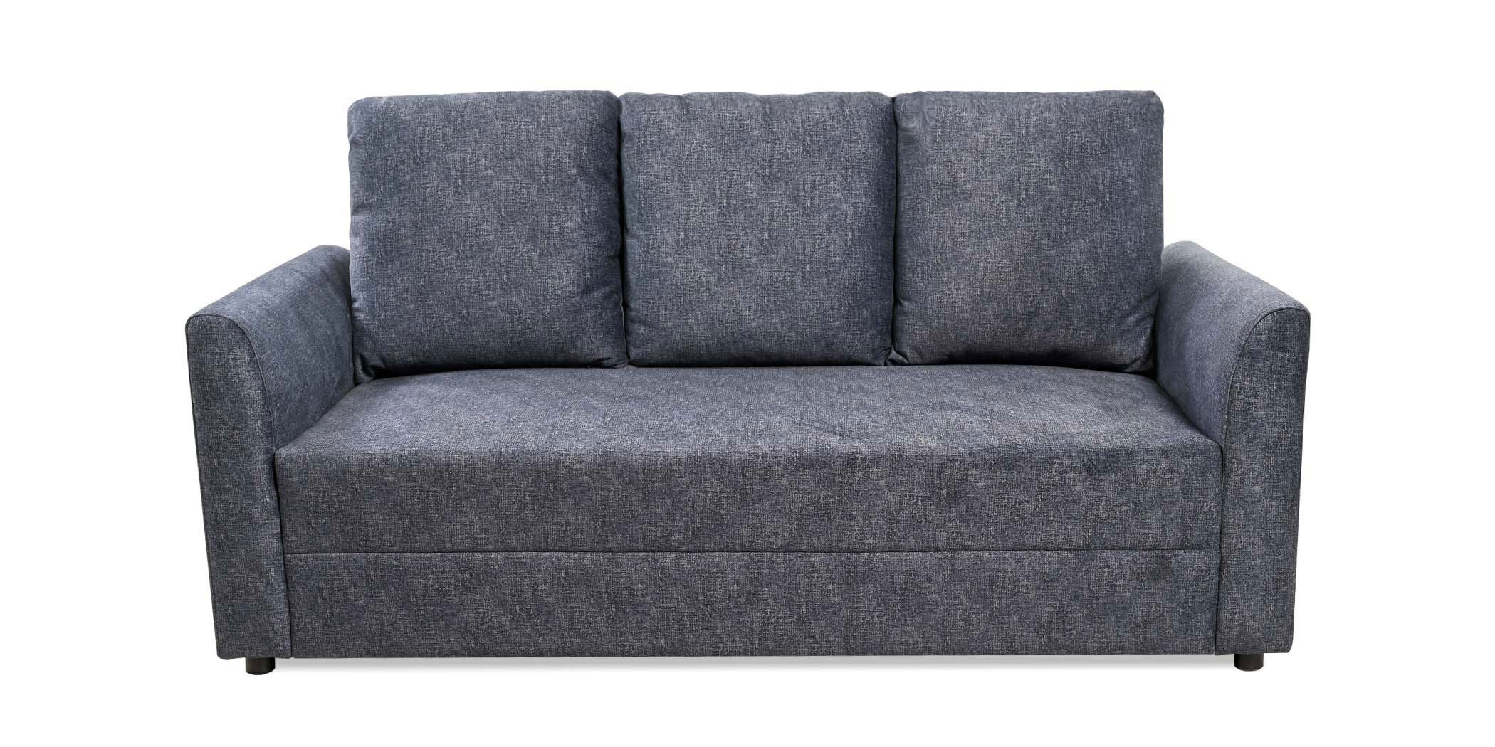 Rome Sofa 3+2 in Dark Grey Col Fabric