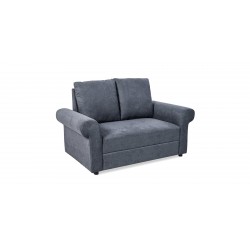 Lina Sofa 3+2+1 in Dark Grey Colour Fab