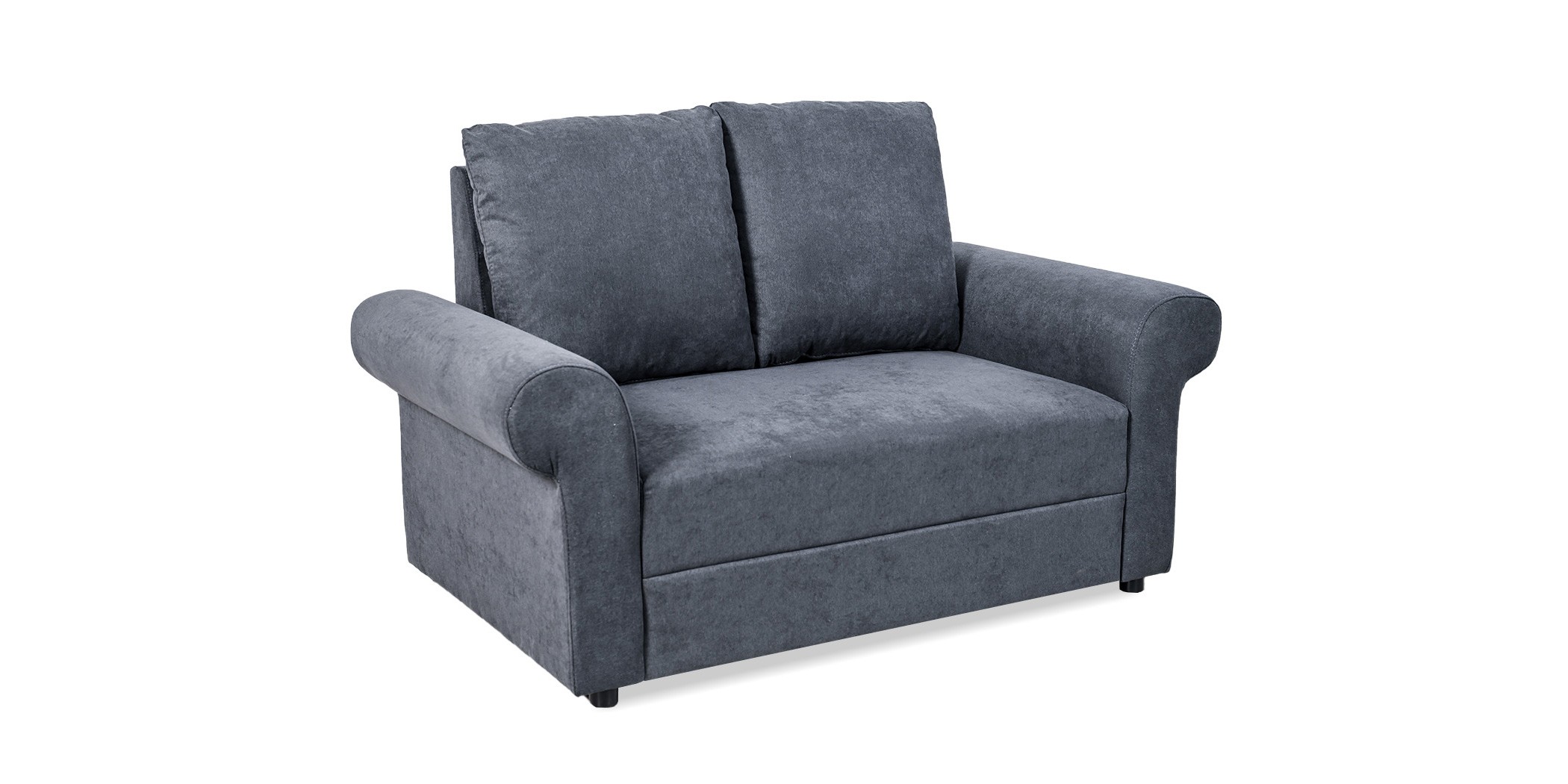 Lina Sofa 3+2+1 in Dark Grey Colour Fab