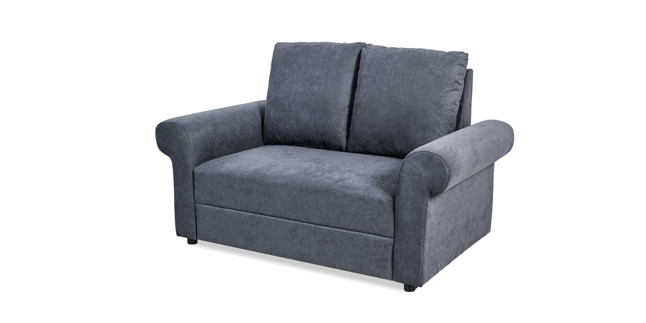 Lina Sofa 3+2+1 in Dark Grey Colour Fab